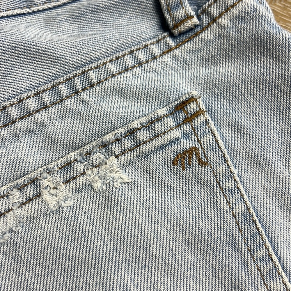 MADEWELL Relaxed Raw Hem Denim Jean Short 29 - Picture 9 of 11